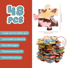 BONNYCO visual guide included to help place farm animals accurately.