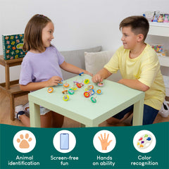 BONNYCO hippo design spinning top ready for screen free play during celebrations