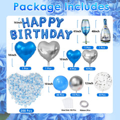 Bonropin heart-shaped champagne bottle balloon adds romantic flair for celebrations