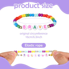 Bonuci acrylic material bracelets are durable, smooth to touch, safe for kids