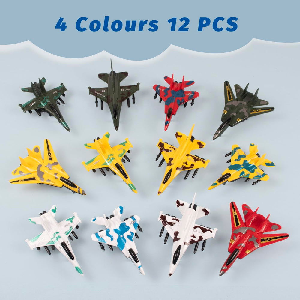BOOJALOO 12-pack airplane party favors ready for celebrations.