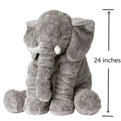 BOOJALOO elephant plush embroidered eyes for lasting charm