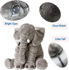 Soft velvet fabric close-up on BOOJALOO elephant plush