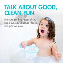 Boon Water Bugs floating gently to inspire bathtime exploration.