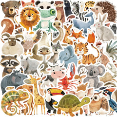 Booppyy cute animal stickers 01 on a laptop for bright personalization