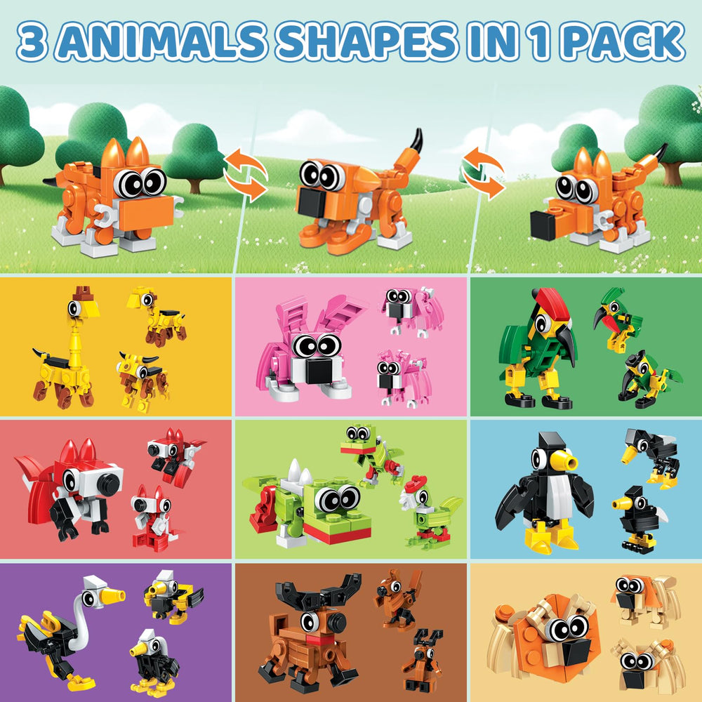 BOPEGOLO rabbit mini figure building kit encourages party play