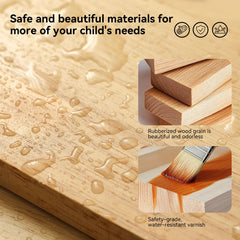 bopoobo adjustable-height legs grow with your child for lasting use.