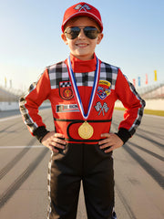 Bordazor full race car driver costume worn during playtime