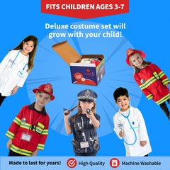 Born Toys doctor costume kit includes stethoscope for interactive medical play
