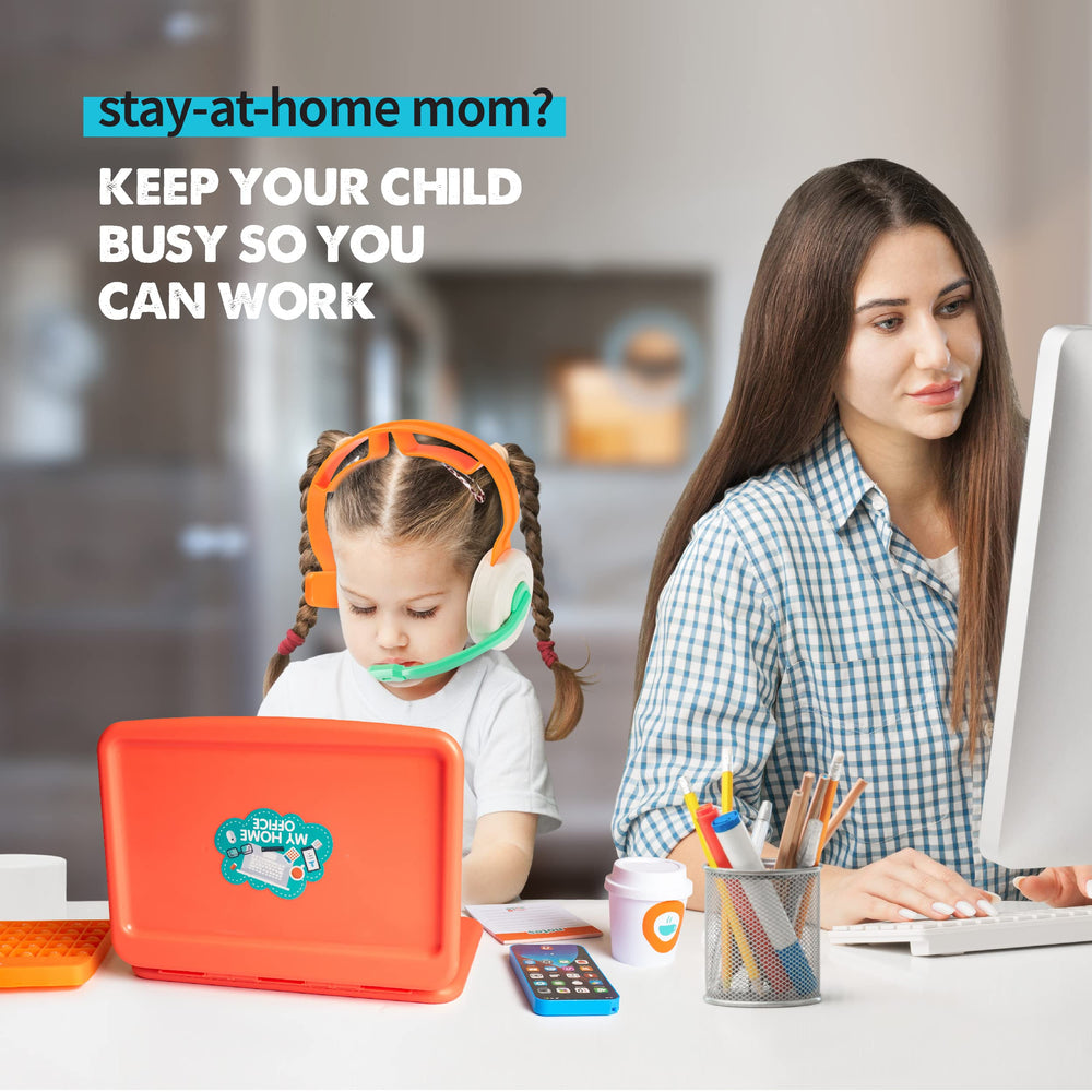 Born Toys headset enables pretend meetings and collaboration.