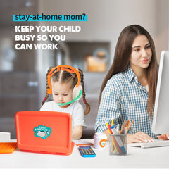 Born Toys headset enables pretend meetings and collaboration.