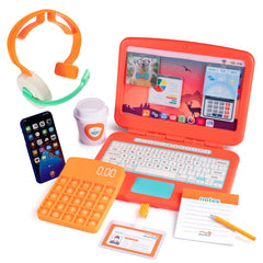Born Toys home office laptop enhances imaginative work play.