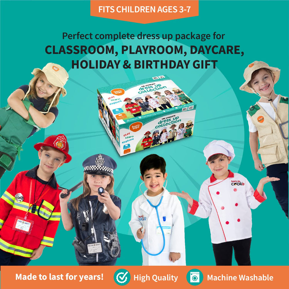 Born Toys soft polyester material for comfortable, lightweight wear