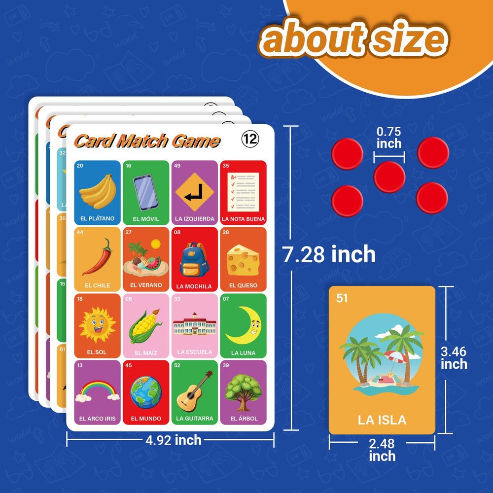 Bosctanuc Loteria 54 illustrated cards boost Spanish vocabulary through play.