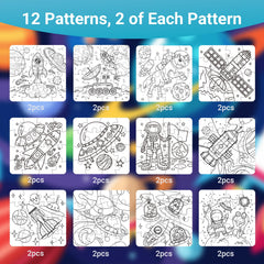 Bosctanuc outer-space puzzle stars set offers calming creative play