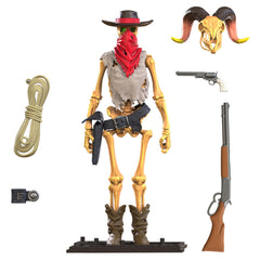 Boss Fight Studio Epic H.A.C.K.S. Barbarian skeleton with weapon options.