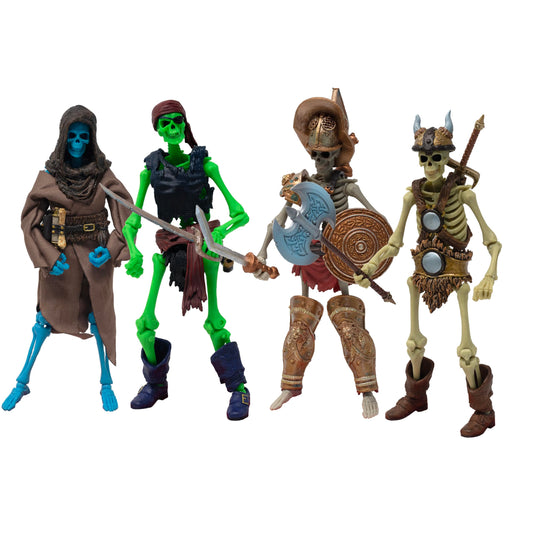 Boss Fight Studio Epic H.A.C.K.S. Grim Spectre figurine with articulated joints for dynamic poses.