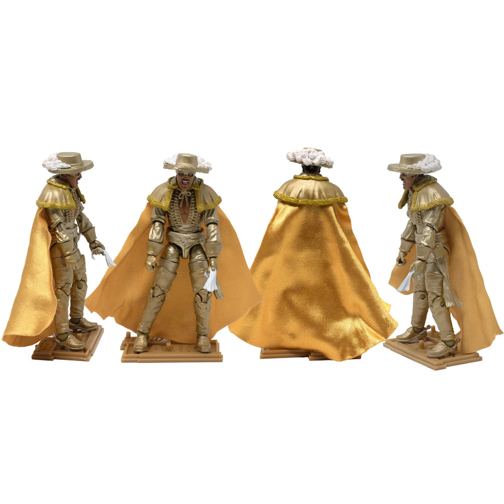 Boss Fight Studio Zorro sword and whip set supports versatile action poses.