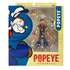 Highly articulated joints support dynamic action in classic Popeye scenes.