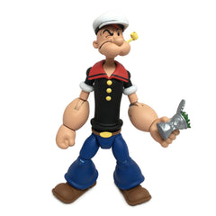Boss Fight Studio Popeye classic figure on display, authentic 1:12 scale.