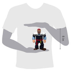 Bluto as Sindbad dagger accessory enhances pose options for dynamic displays.