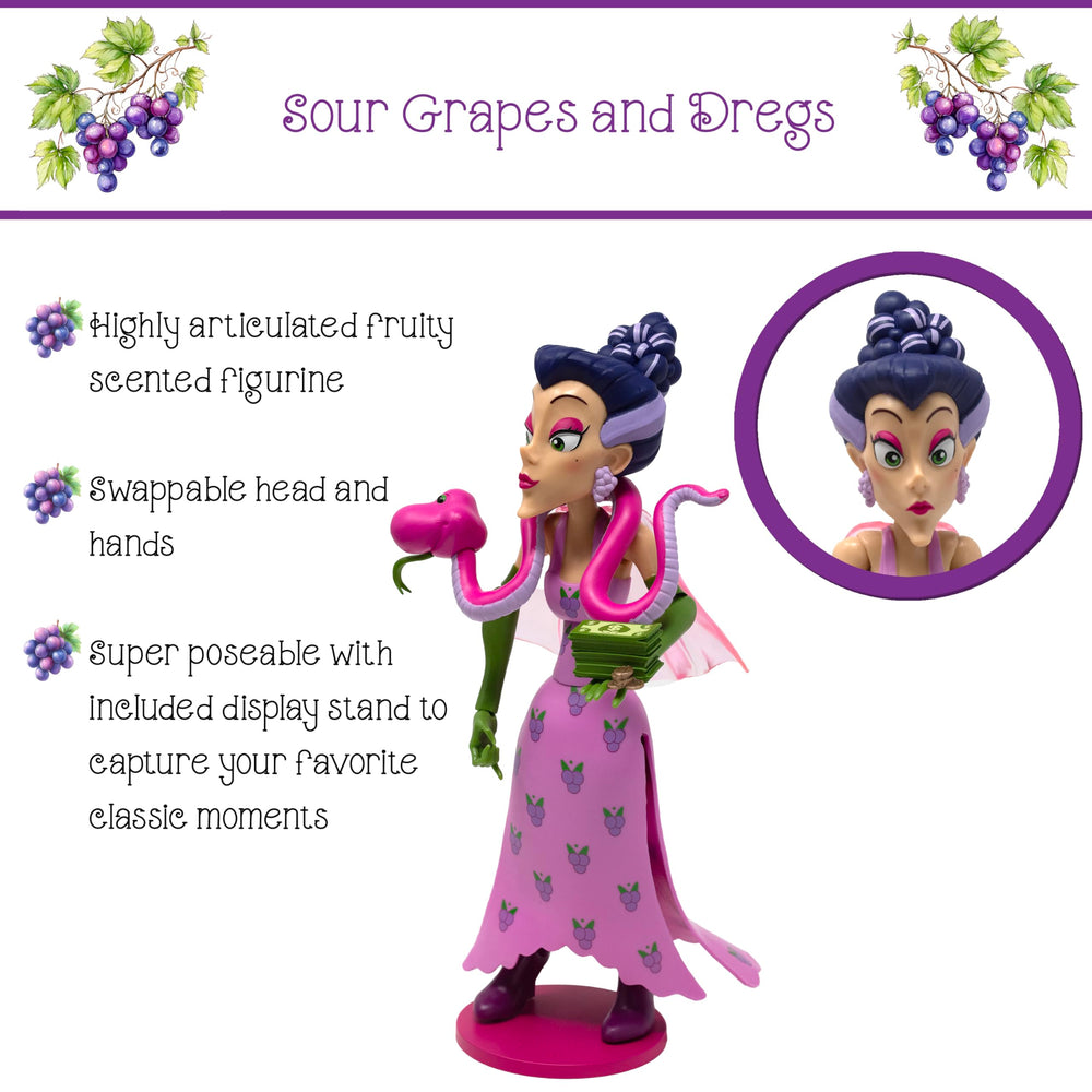 Extra head accessory for Boss Fight Studio Strawberry Shortcake Deluxe Sour Grapes.