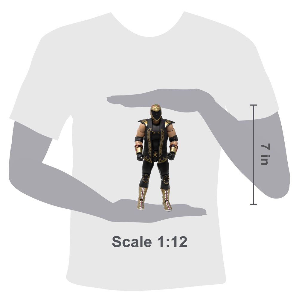 Removable vest on Tinieblas Jr showcases dramatic entrance gear customization