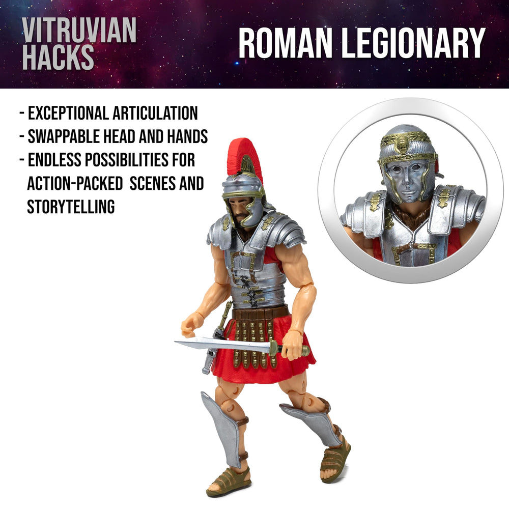 Vitruvian H.A.C.K.S. Roman Legionary javelin for action-ready stances and scenes.
