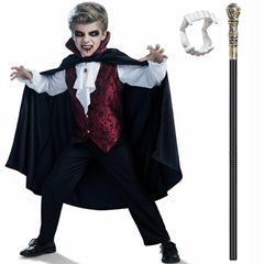Bosvin Kids Vampire Costume shirt and vest for a gothic look at Halloween