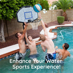 Botabee outdoor-ready pool basketball for versatile water and yard games