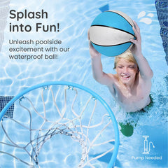 Botabee textured-grip pool basketball for precise control during in-water action