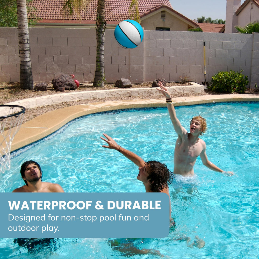 Botabee pool basketball with inlaid textured grip for improved control during games