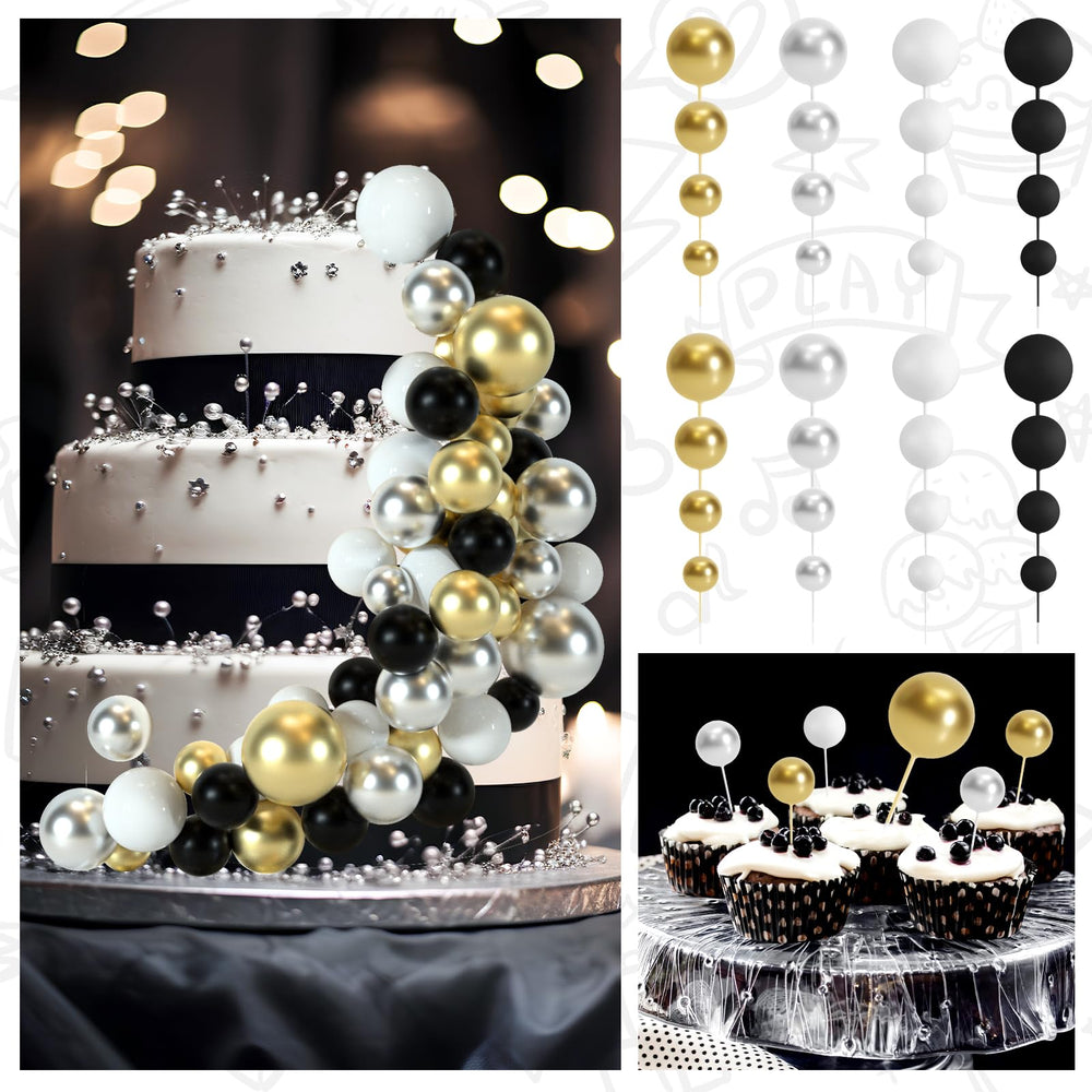 BOUBONI ball toppers add festive flair to birthdays and weddings.