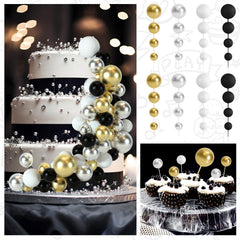 BOUBONI ball toppers add festive flair to birthdays and weddings.