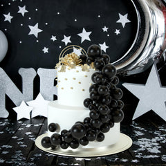 BOUBONI ball topper 3cm black delivers balanced height on cupcakes and cakes.