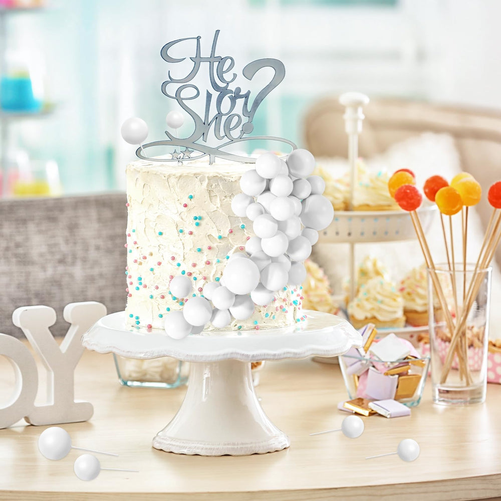 BOUBONI ball toppers set includes 48 pieces across four sizes for versatile decorating.