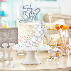 BOUBONI ball toppers set includes 48 pieces across four sizes for versatile decorating.