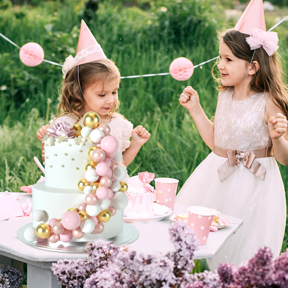 BOUBONI multi-size foam ball toppers enable flexible cake design.