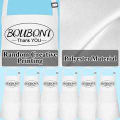 BOUBONI white kids apron is machine washable and easy to clean after craft time.