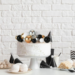 Bouiexye colorful toppers suitable for cupcakes, fruits, and desserts.