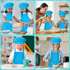Bouiexye breathable polyester apron keeps kids comfortable during cooking and crafts.