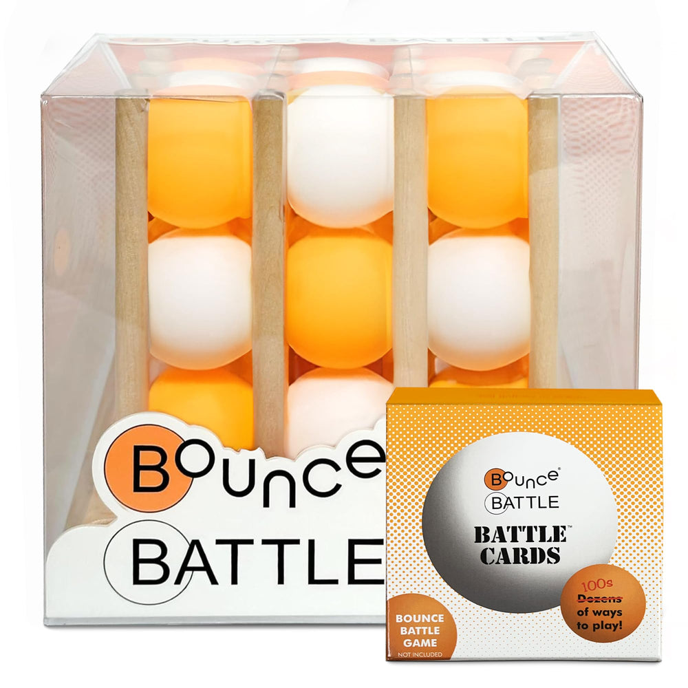 Bounce Battle Tournament Edition wooden game set for quick, social family fun at home.
