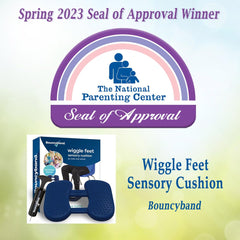 Bouncy Bands Wiggle Feet dimensions 12x9x2.5 inches suit desks.