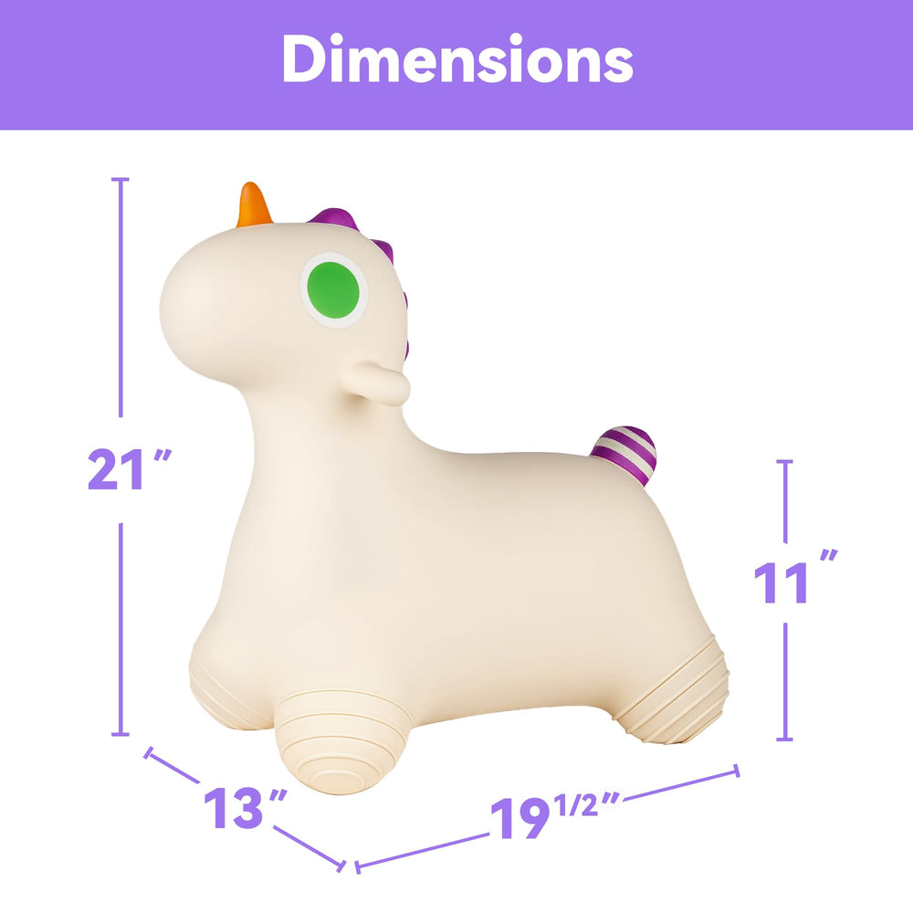 Bouncy Pals Unicorn Hopping Horse gift-package-ready for birthdays.