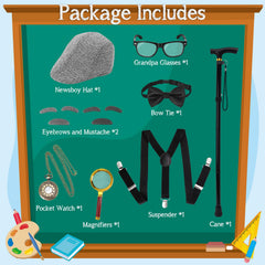 Boutrele adjustable old man cane, five height levels for growing kids