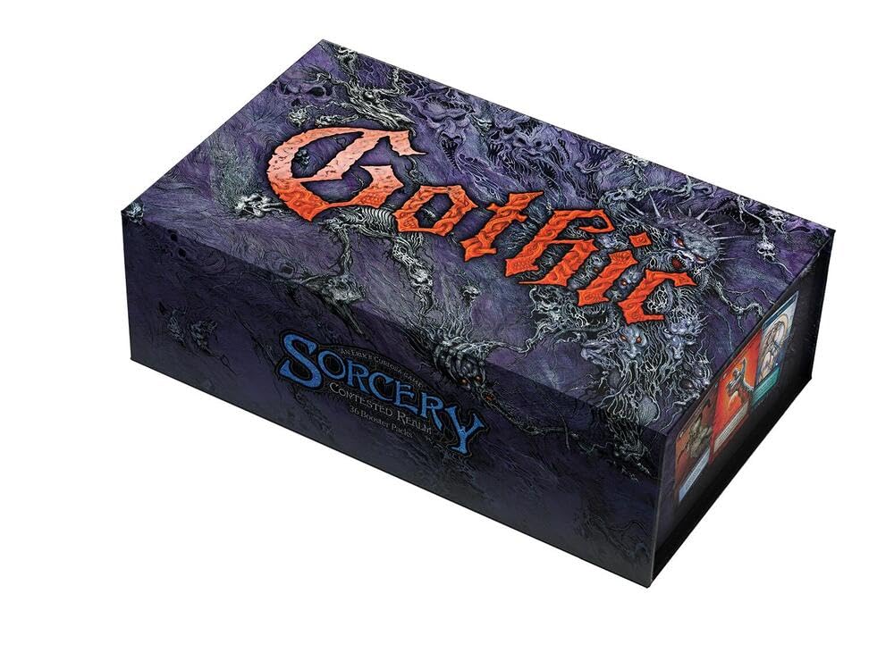 Boxed Vinyl Sorcery Contested Realms Gothic booster box with 36 packs for collectors
