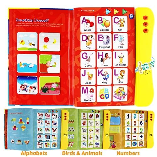 Boxiki Kids ABC sound book buttons enable interactive learning and phonics practice