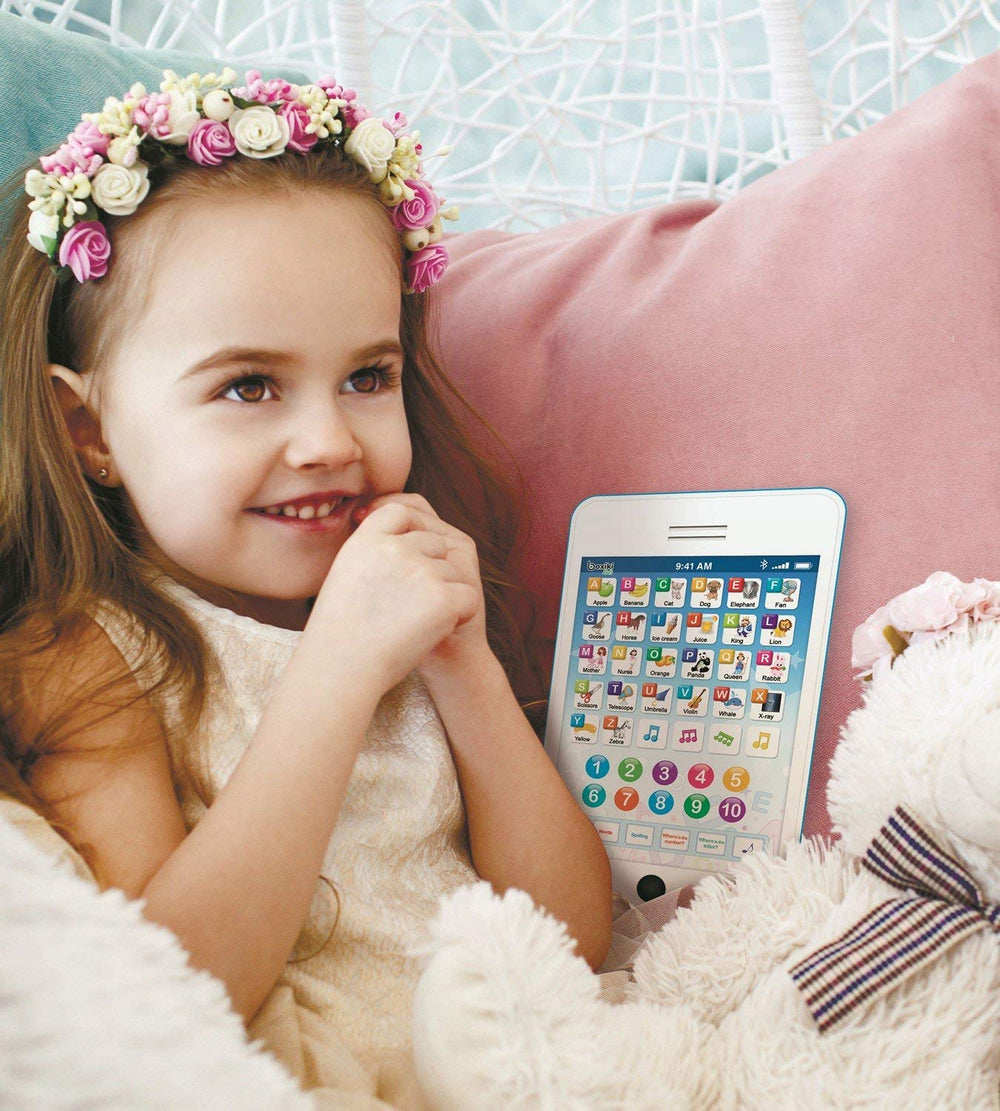 Boxiki Kids travel-ready device open bundle demonstrates car-friendly educational play