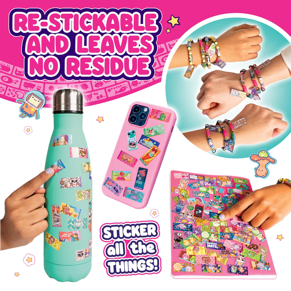 BoxLunch Sticki Rolls holographic design sticker adds magical detail.