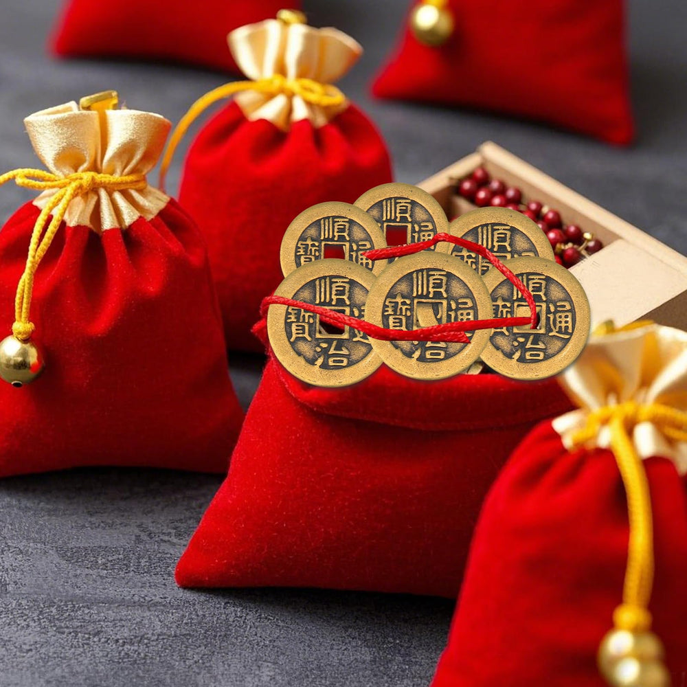 BOXOB coins car decor or desk display with traditional touch.